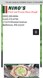 Mobile Screenshot of ninosfreshpizzadough.com